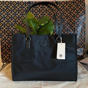 Tory Burch Black Shoulder Tote